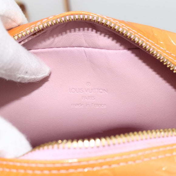 LOUIS VUITTON Monogram Vernis Wooster Bag Marshmallow Pink M91037 LV Auth gh1901