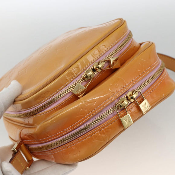 LOUIS VUITTON Monogram Vernis Wooster Bag Marshmallow Pink M91037 LV Auth gh1901