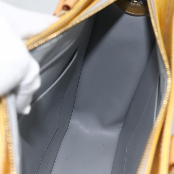 LOUIS VUITTON Monogram Vernis Columbus Tote Bag Gris M91028 LV Auth gh1902