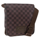 LOUIS VUITTON Damier Ebene Brooklyn PM Shoulder Bag N51210 LV Auth gh1904-1