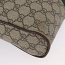 GUCCI GG Supreme Offdia WebSherry Line Bag PVC Beige Goud 547934 Auth gh1908-15