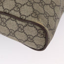 GUCCI GG Supreme Offdia WebSherry Line Bag PVC Beige Goud 547934 Auth gh1908-17