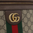 GUCCI GG Supreme Offdia WebSherry Line Bag PVC Beige Goud 547934 Auth gh1908-19