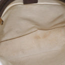 GUCCI GG Supreme Offdia WebSherry Line Bag PVC Beige Goud 547934 Auth gh1908-10