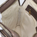 GUCCI GG Supreme Offdia WebSherry Line Bag PVC Beige Goud 547934 Auth gh1908-24