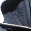 FENDI 2JOURS Hand Bag Leather 2way Black Gold Auth gh1916-28