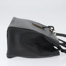 FENDI 2JOURS Hand Bag Leather 2way Black Gold Auth gh1916-3