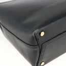 Salvatore Ferragamo Vala Shoulder Bag Leather Black Gold Auth gh1917-13