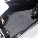 Salvatore Ferragamo Vala Shoulder Bag Leather Black Gold Auth gh1917-16