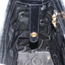 Salvatore Ferragamo Vala Shoulder Bag Leather Black Gold Auth gh1917-18