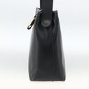 Salvatore Ferragamo Vala Shoulder Bag Leather Black Gold Auth gh1917-5