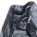 Salvatore Ferragamo Vala Shoulder Bag Nylon Brown Silver Auth gh1918-19