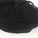 Salvatore Ferragamo Vala Hand Bag Nylon Black Silver Auth gh1920-9