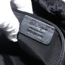 Salvatore Ferragamo Vala Hand Bag Nylon Black Silver Auth gh1920-12