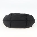 Salvatore Ferragamo Vala Hand Bag Nylon Black Silver Auth gh1920-5