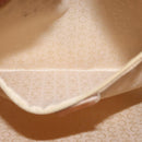 CELINE C Macadam Canvas Shoulder Bag Suede Beige Gold Auth gh1924-19