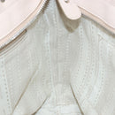 Salvatore Ferragamo Gancini Hand Bag Leather Pink Silver Auth gh1927-19