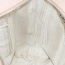 Salvatore Ferragamo Gancini Hand Bag Leather Pink Silver Auth gh1927-20