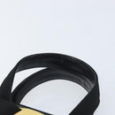 Salvatore Ferragamo Vala Hand Bag Leather Black Gold Auth gh1933-8