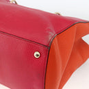 GUCCI Bamboo Hand Bag Leather Pink Gold 323660 Auth gh1935-12