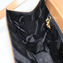 Salvatore Ferragamo Gancini Shoulder Bag Leather Brown Gold Auth gh1940-20