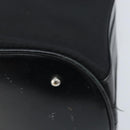 GUCCI Bamboo Hand Bag Nylon Black Silver 001 2855 1657 Auth gh1942-12