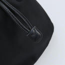 GUCCI Bamboo Hand Bag Nylon Black Silver 001 2855 1657 Auth gh1942-15
