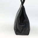 Salvatore Ferragamo Vala Tote Bag Leather Black Gold Auth gh1943-4