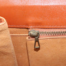 MCM Vicetos Logogram Shoulder Bag PVC Leather Brown Gold Auth gh1946-19