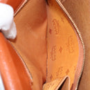 MCM Vicetos Logogram Shoulder Bag PVC Leather Brown Gold Auth gh1946-20