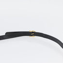 Salvatore Ferragamo Vala Hand Bag Suede 2way Black Gold Auth gh1949-15
