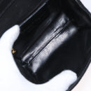 Salvatore Ferragamo Vala Hand Bag Suede 2way Black Gold Auth gh1949-11