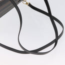 FENDI Pecan Canvas Hand Bag PVC 2way Black Brown Auth gh1950A-9