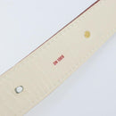 LOUIS VUITTON Suhari Shoulder Strap 40.6"" White LV Auth gh1952A-10
