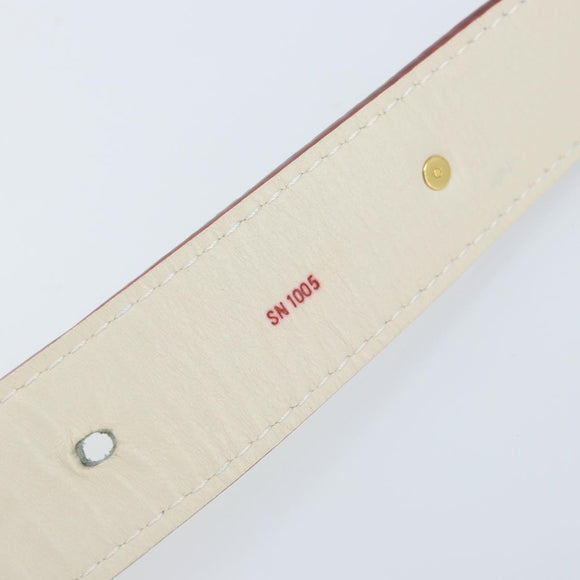 LOUIS VUITTON Suhari Shoulder Strap 40.6"" White LV Auth gh1952A