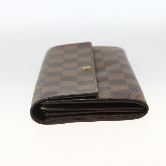 LOUIS VUITTON Monogram Damier Ebene Wallet 4 Set LV Auth gh1956