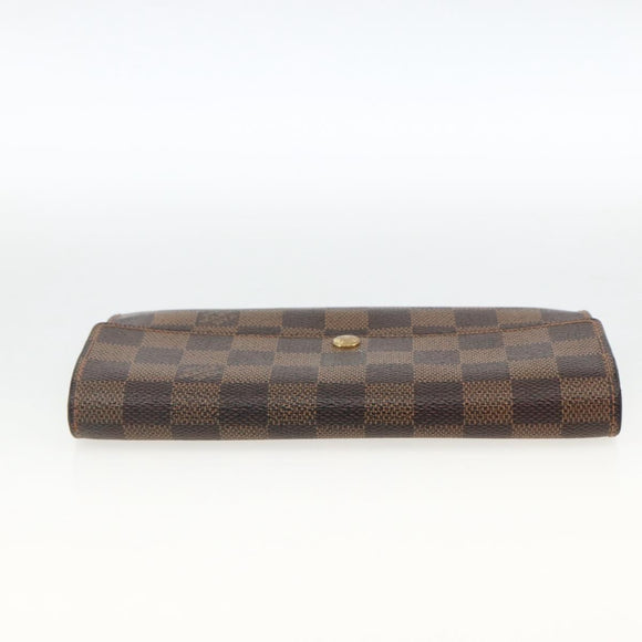 LOUIS VUITTON Monogram Damier Ebene Wallet 4 Set LV Auth gh1956