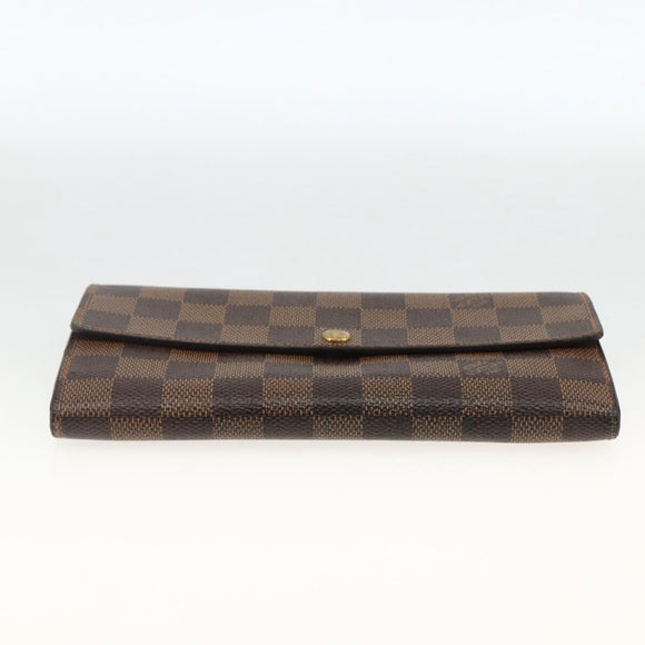 LOUIS VUITTON Monogram Damier Ebene Wallet 4 Set LV Auth gh1956