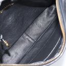 CHANEL Matelasse Shoulder Bag Lamb Skin Black Gold CC Auth gh1958-11
