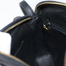 CHANEL Matelasse Shoulder Bag Lamb Skin Black Gold CC Auth gh1958-19