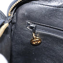 CHANEL Matelasse Shoulder Bag Lamb Skin Black Gold CC Auth gh1958-20