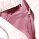 Christian Dior Trotter Canvas Shoulder Bag PVC Pink Silver Auth gh1960-20