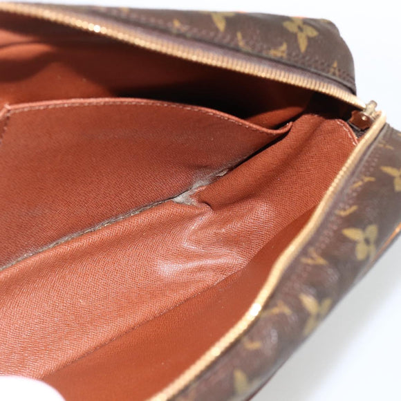 LOUIS VUITTON Monogram Compiegne 28 Clutch Bag M51845 LV Auth gh1962