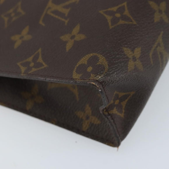 LOUIS VUITTON Monogram Poche Toilette 26 Pouch M47542 LV Auth gh1963