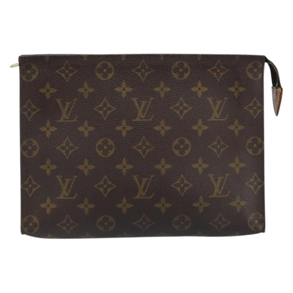 LOUIS VUITTON Monogram Poche Toilette 26 Pouch M47542 LV Auth gh1963