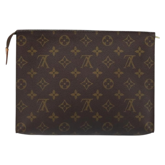 LOUIS VUITTON Monogram Poche Toilette 26 Pouch M47542 LV Auth gh1963