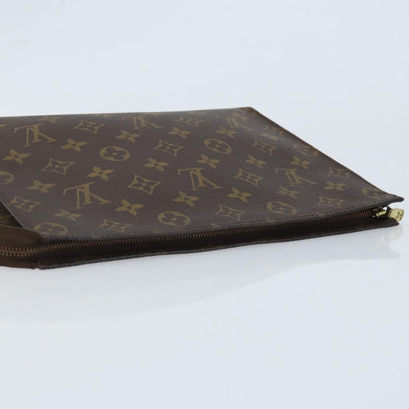 LOUIS VUITTON Monogram Poche Toilette 26 Pouch M47542 LV Auth gh1963
