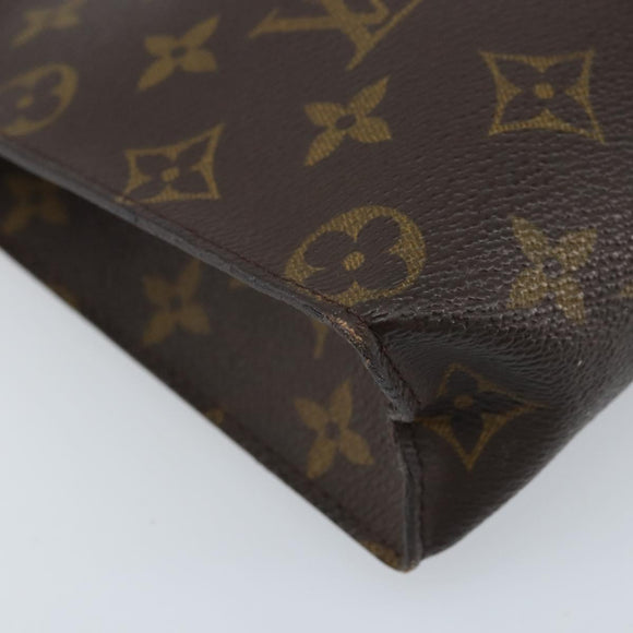 LOUIS VUITTON Monogram Poche Toilette 26 Pouch M47542 LV Auth gh1963
