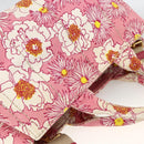 PRADA Canapa M Hand Bag Canvas 2way Pink Gold Auth gh1965-6