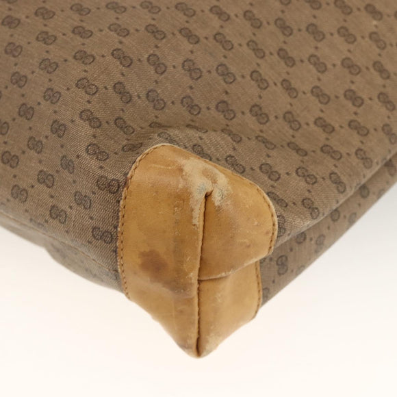 GUCCI Micro GG Supreme Web Sherry Line Bag PVC Beige 002 983 0054 Auth gh1966